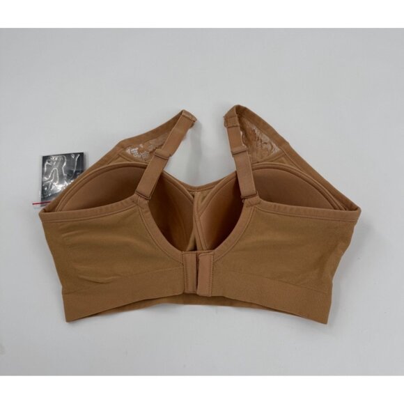 NWT Underoutfit  Large Nude Bra With Lace Trim & Bra Extender Included - Picture 4 of 6